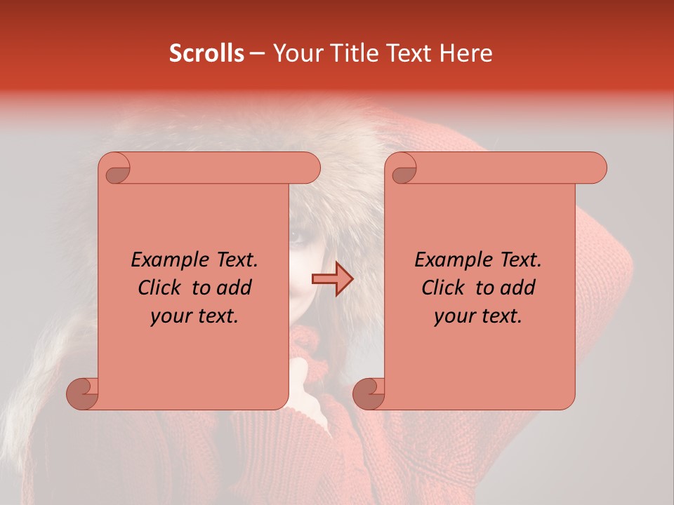 Model  Glad PowerPoint Template