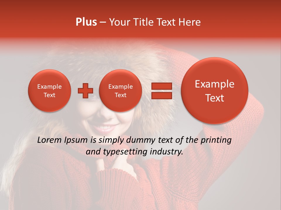 Model  Glad PowerPoint Template
