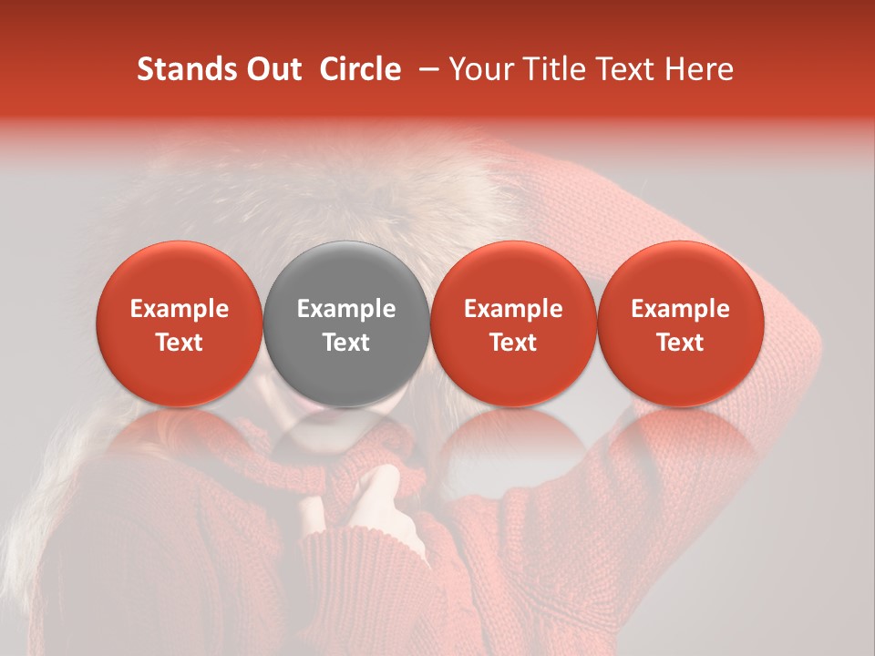 Model  Glad PowerPoint Template