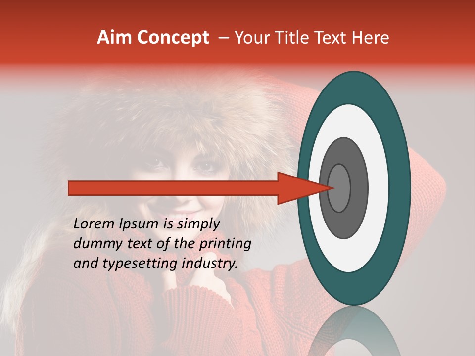 Model  Glad PowerPoint Template