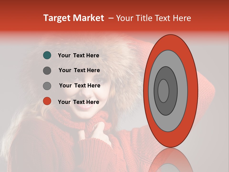 Model  Glad PowerPoint Template