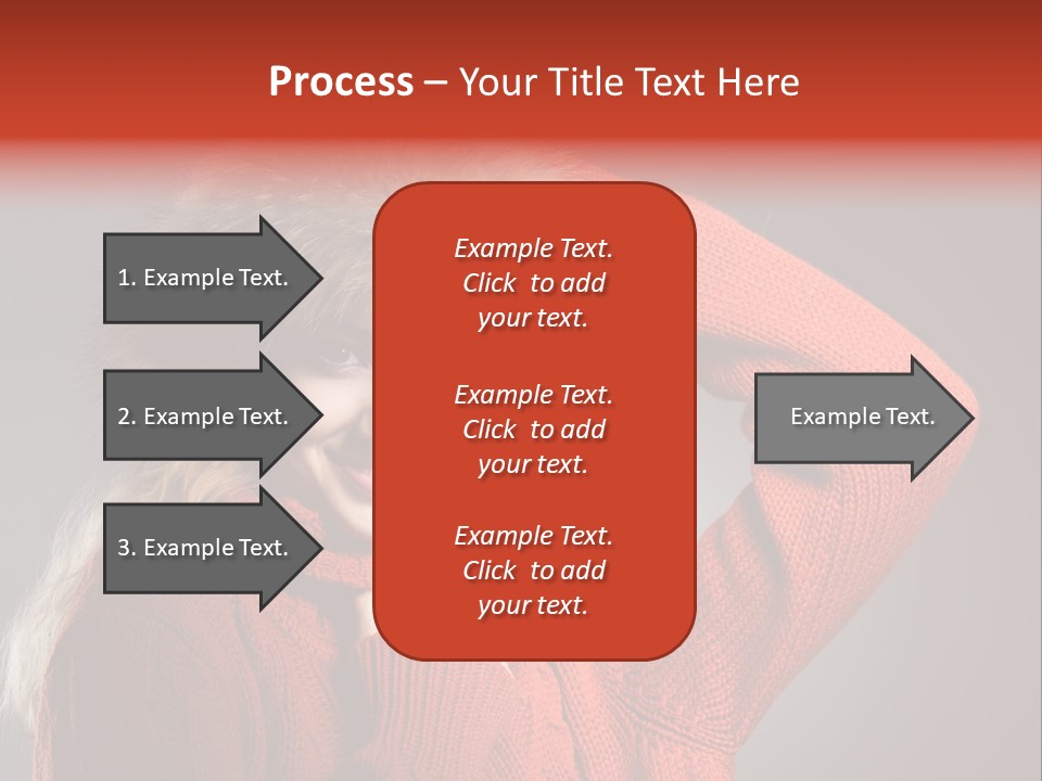 Model  Glad PowerPoint Template