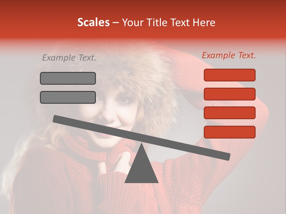 Model  Glad PowerPoint Template