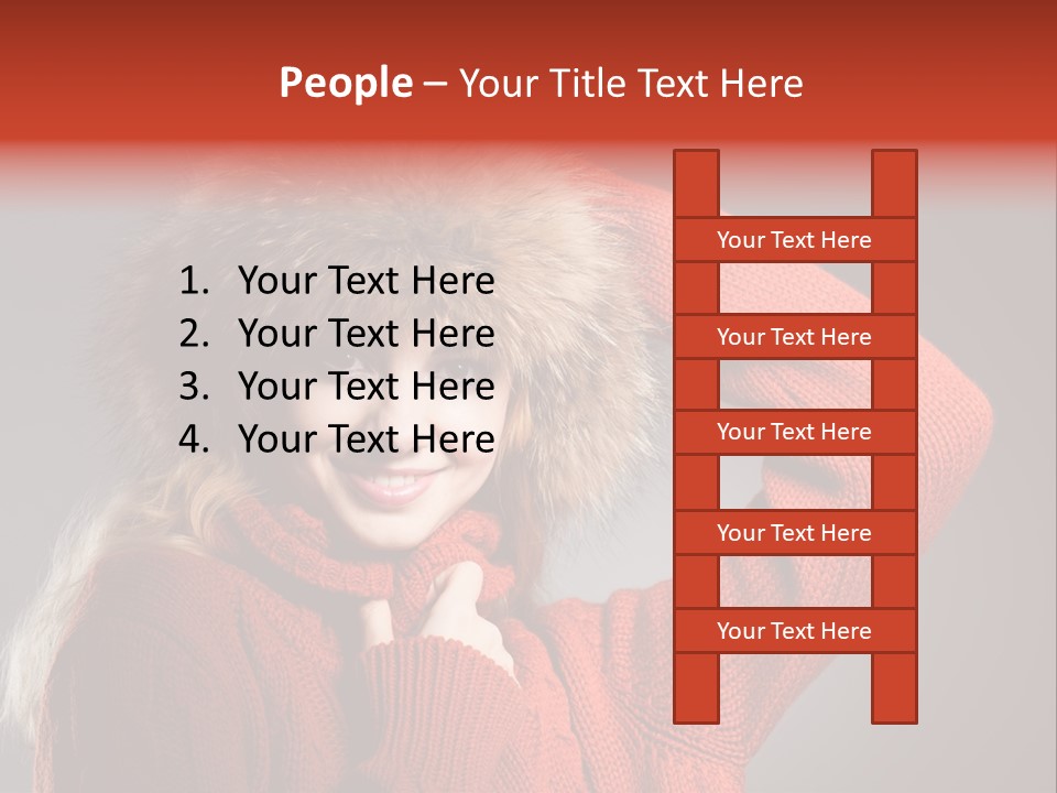 Model  Glad PowerPoint Template