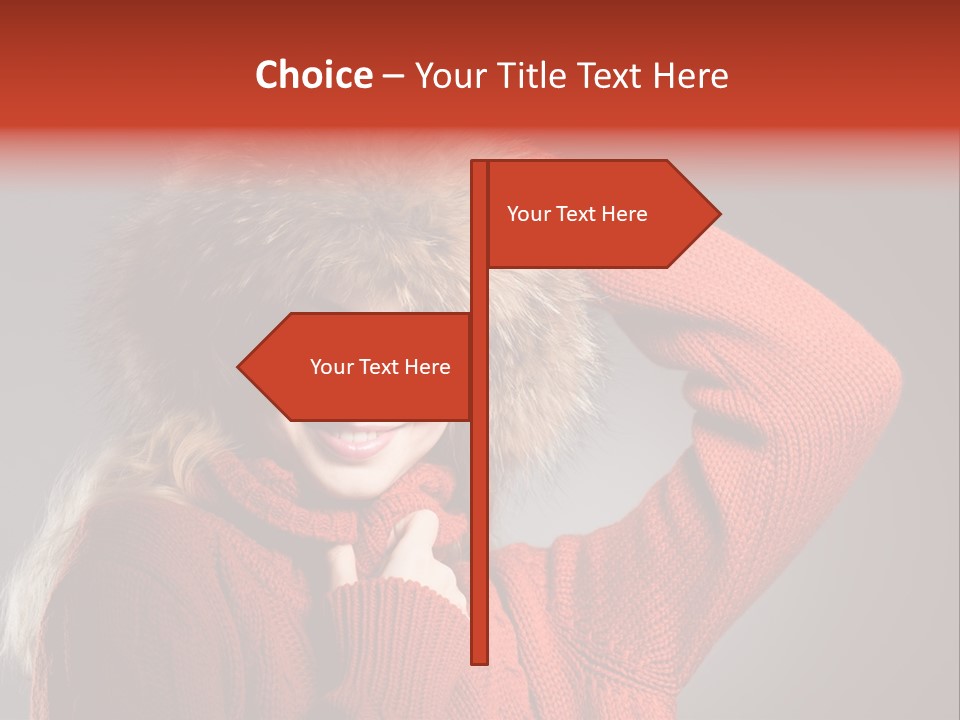 Model  Glad PowerPoint Template