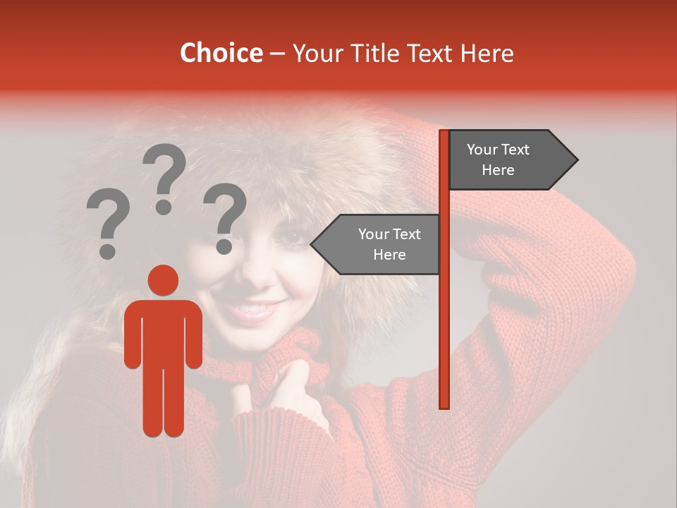 Model  Glad PowerPoint Template