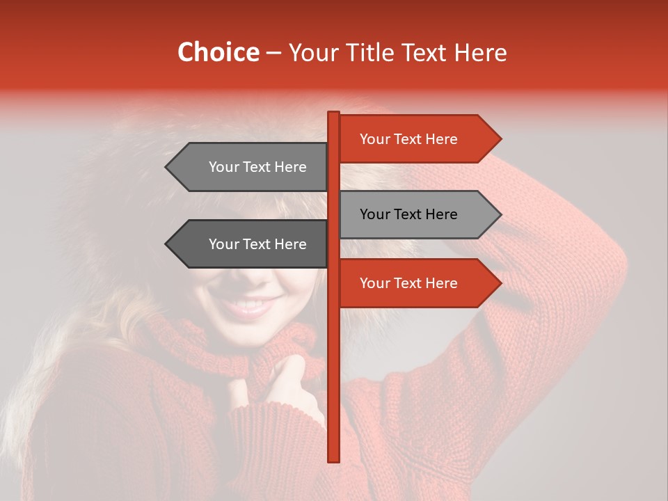 Model  Glad PowerPoint Template