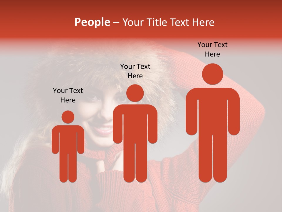 Model  Glad PowerPoint Template