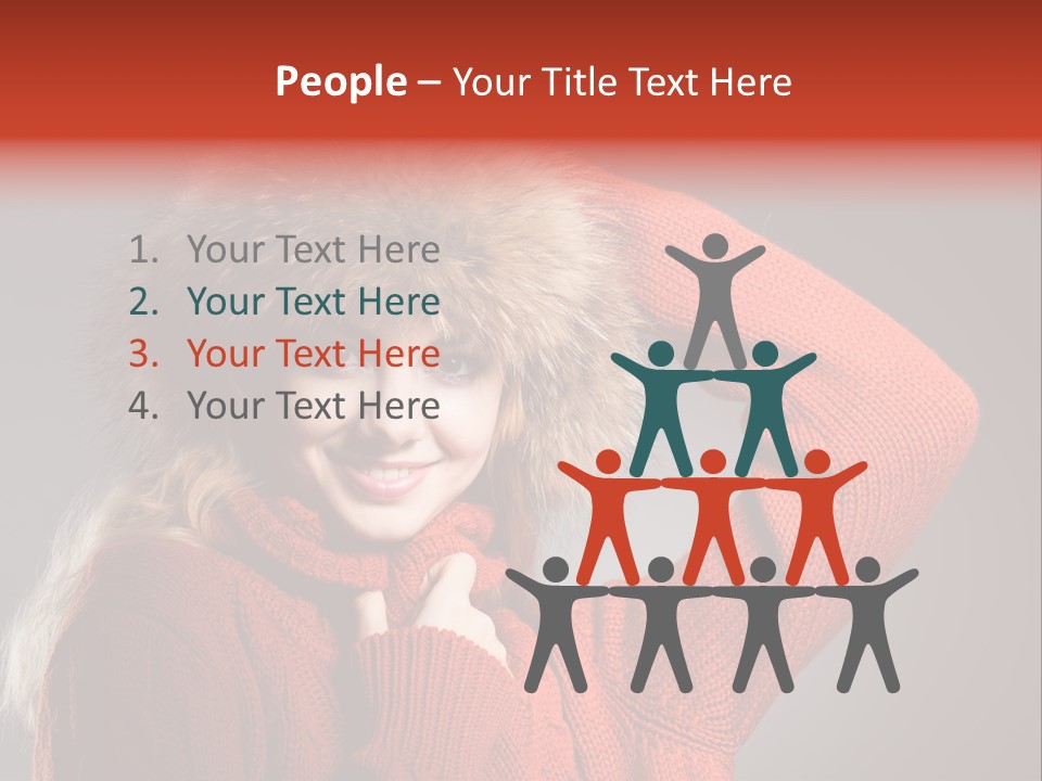 Model  Glad PowerPoint Template