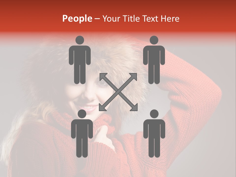 Model  Glad PowerPoint Template