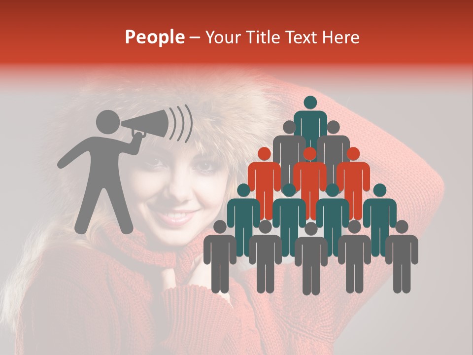 Model  Glad PowerPoint Template