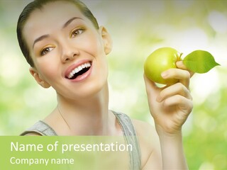 Adult Eating Young PowerPoint Template