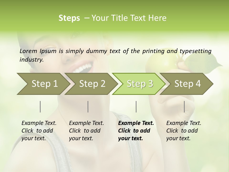 Adult Eating Young PowerPoint Template
