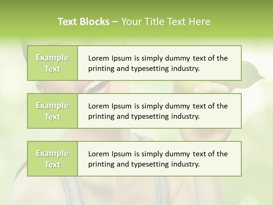 Adult Eating Young PowerPoint Template