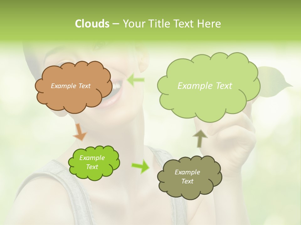 Adult Eating Young PowerPoint Template