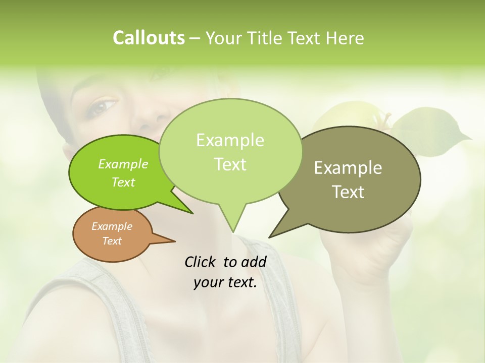 Adult Eating Young PowerPoint Template