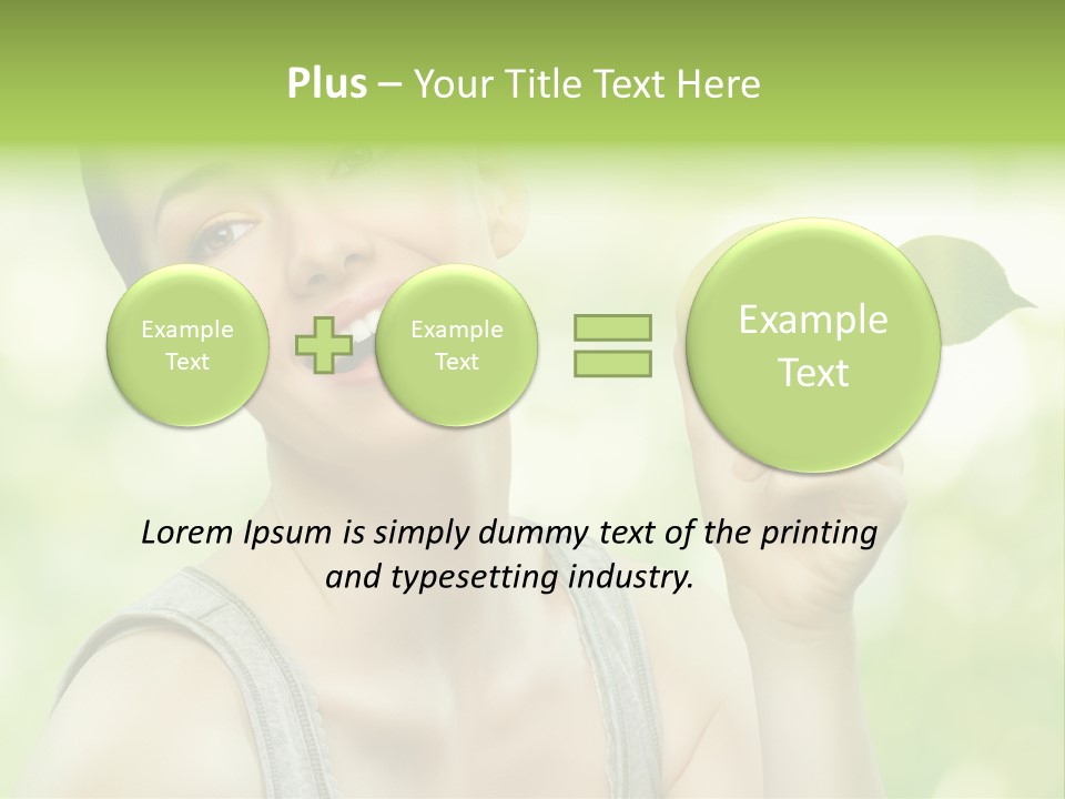 Adult Eating Young PowerPoint Template