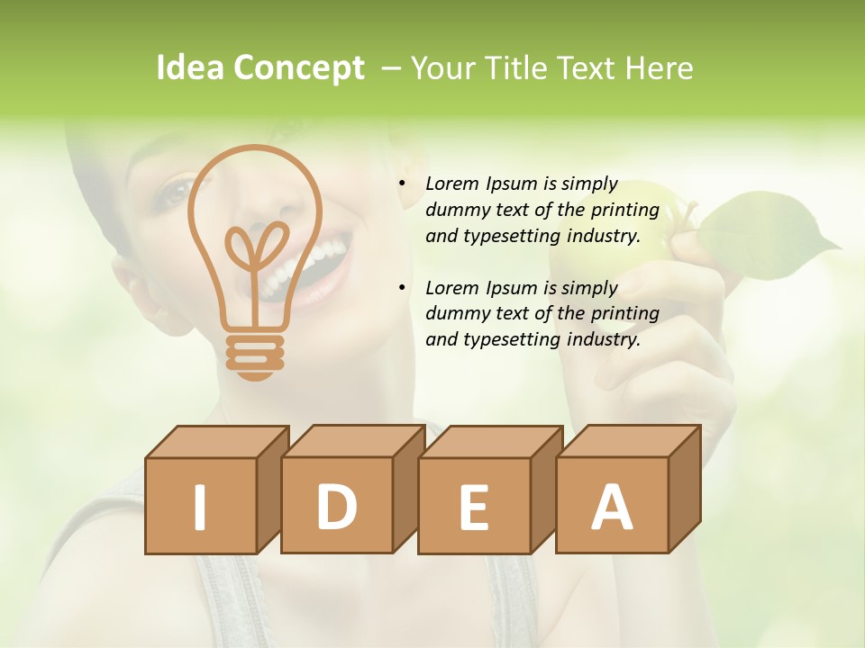 Adult Eating Young PowerPoint Template