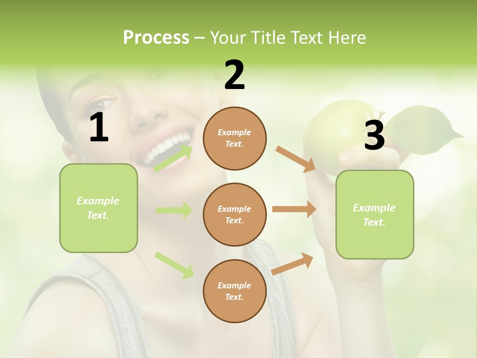 Adult Eating Young PowerPoint Template