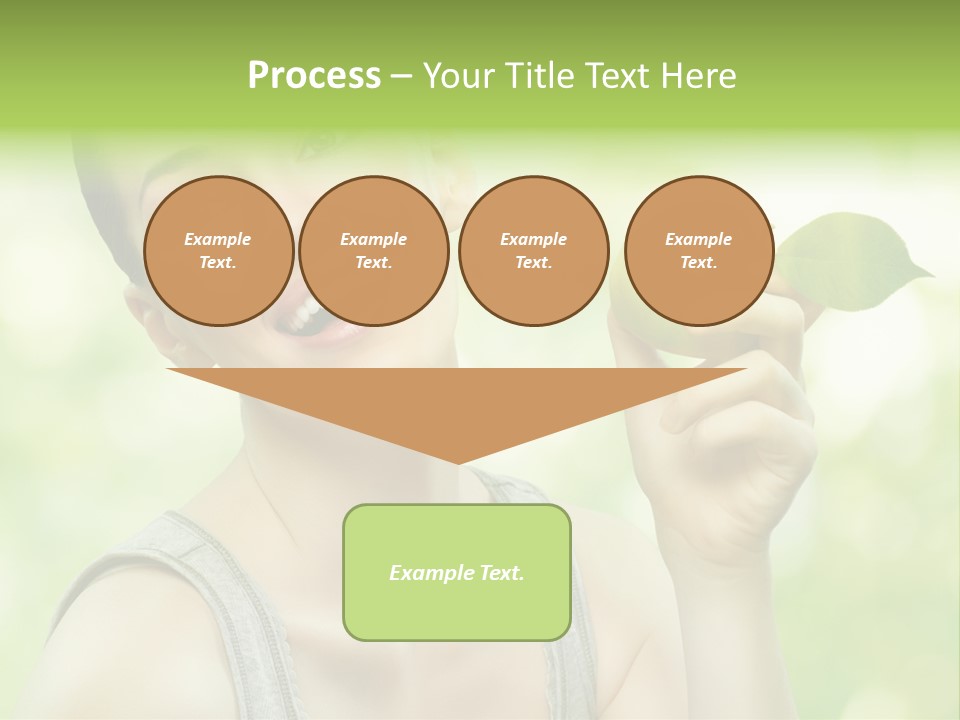 Adult Eating Young PowerPoint Template