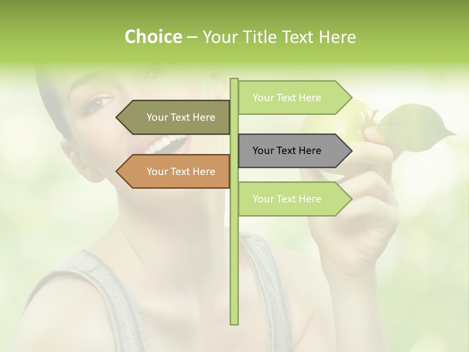 Adult Eating Young PowerPoint Template