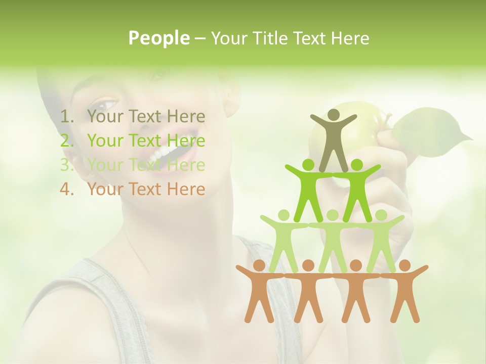 Adult Eating Young PowerPoint Template