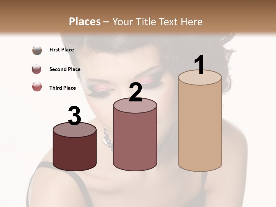 Woman Elegance Hair PowerPoint Template