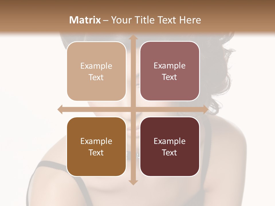 Woman Elegance Hair PowerPoint Template