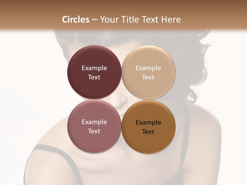 Woman Elegance Hair PowerPoint Template