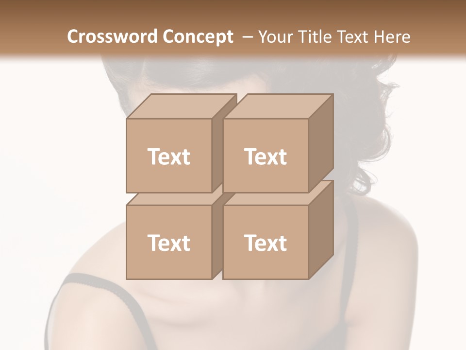 Woman Elegance Hair PowerPoint Template