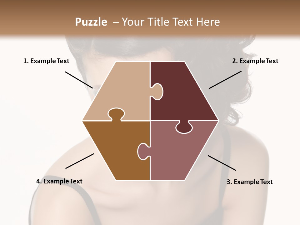 Woman Elegance Hair PowerPoint Template