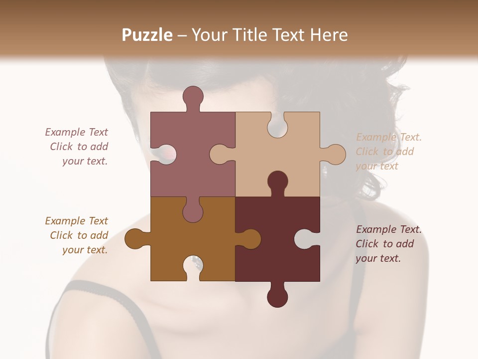 Woman Elegance Hair PowerPoint Template