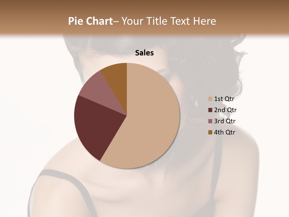 Woman Elegance Hair PowerPoint Template