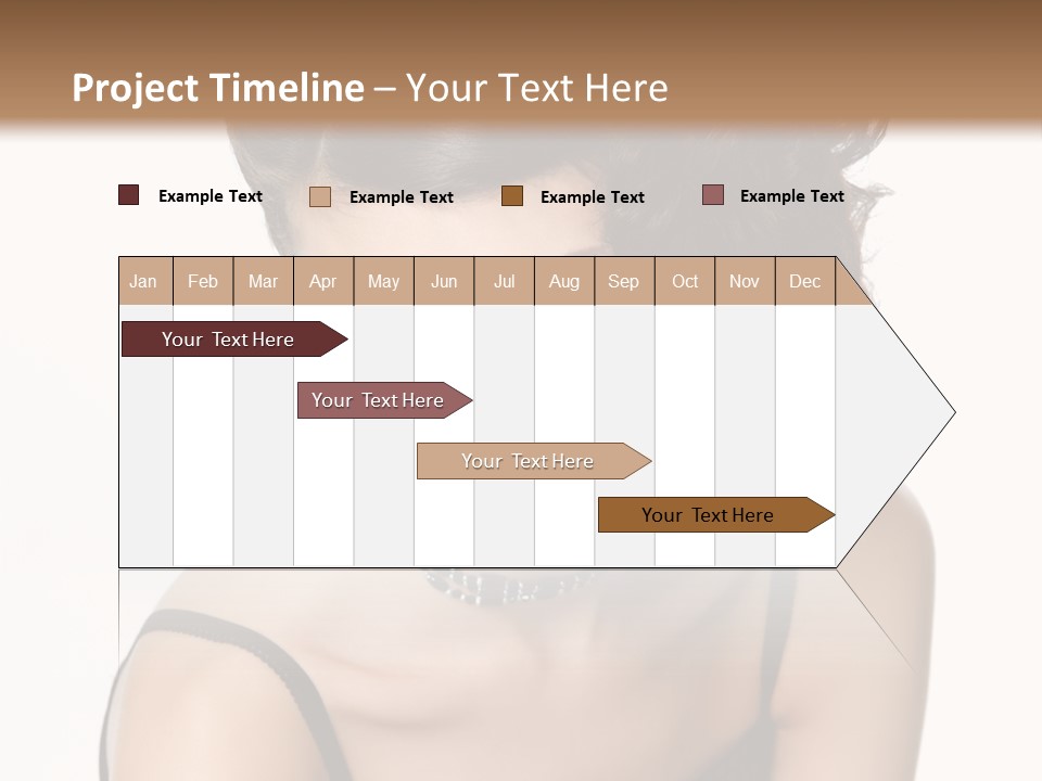 Woman Elegance Hair PowerPoint Template