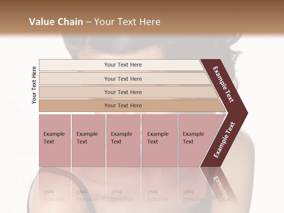 Woman Elegance Hair PowerPoint Template