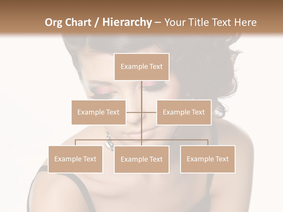 Woman Elegance Hair PowerPoint Template