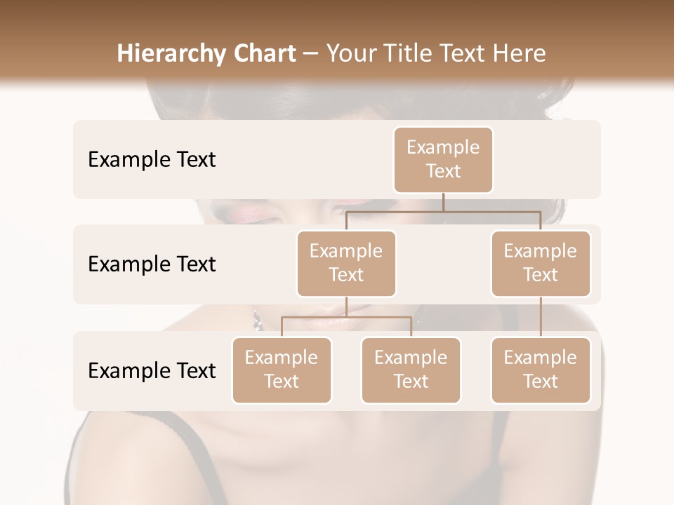 Woman Elegance Hair PowerPoint Template