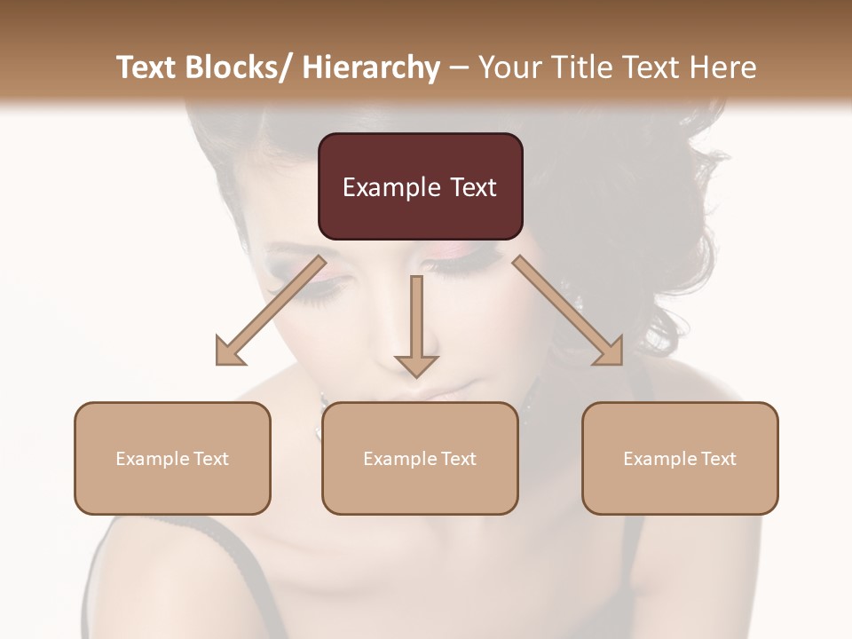 Woman Elegance Hair PowerPoint Template