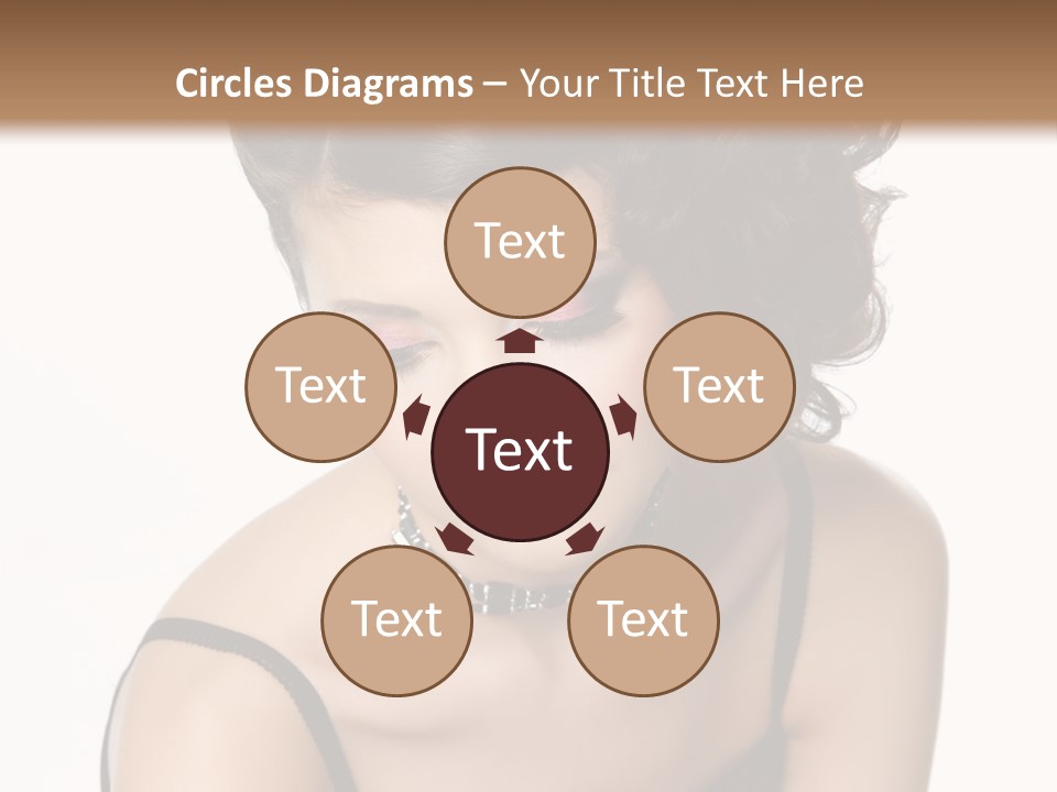 Woman Elegance Hair PowerPoint Template