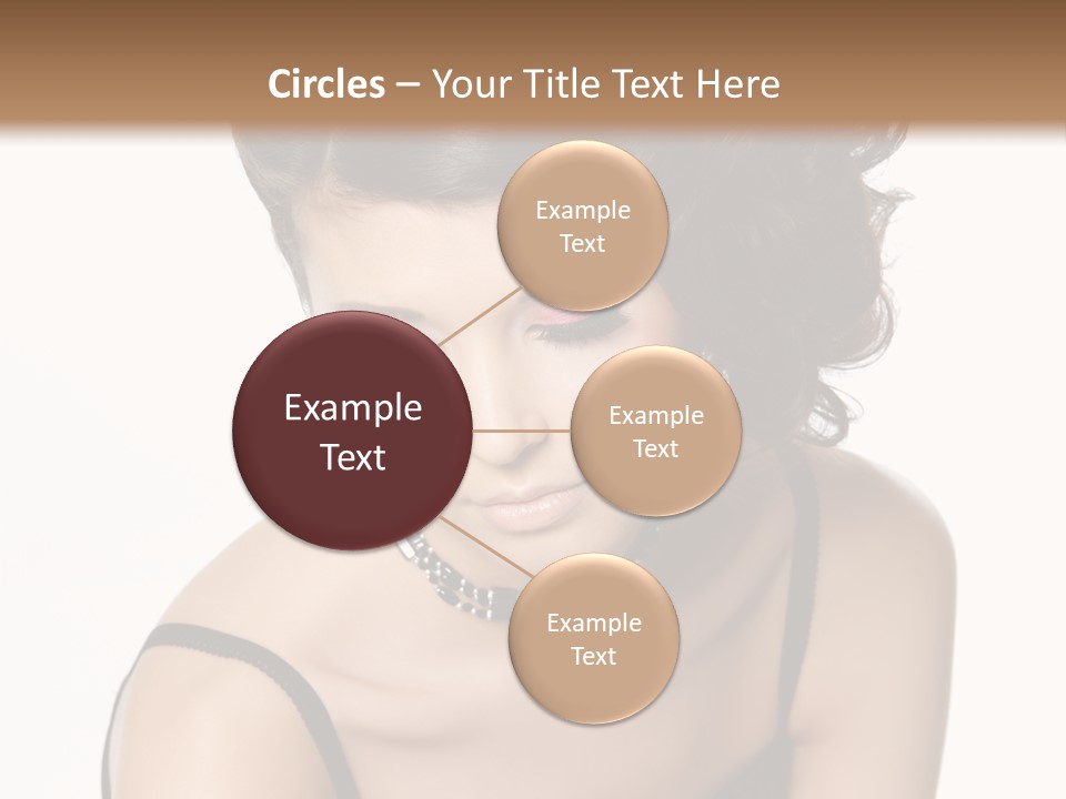 Woman Elegance Hair PowerPoint Template