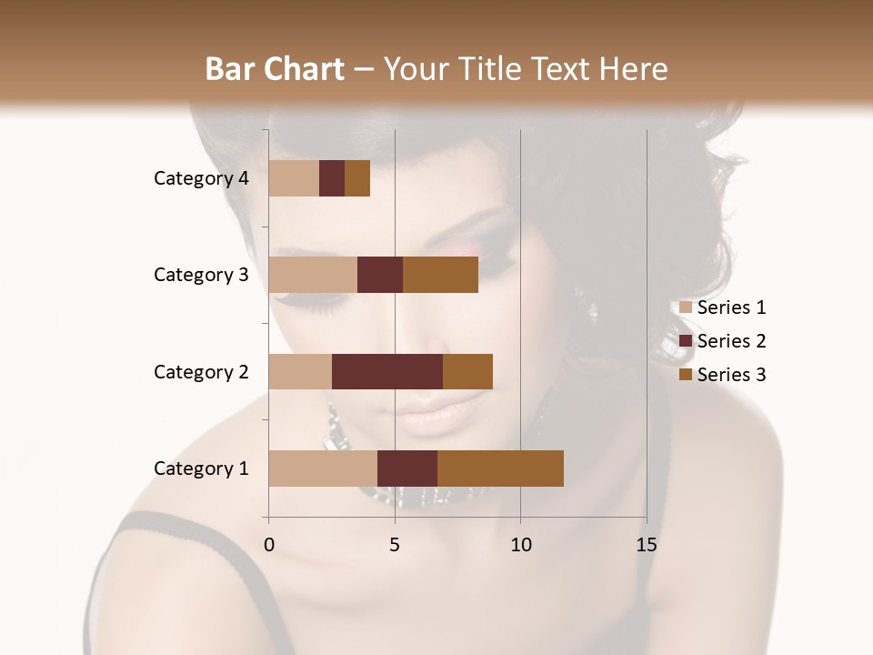 Woman Elegance Hair PowerPoint Template