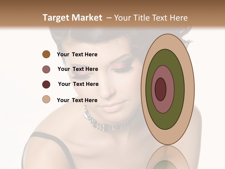 Woman Elegance Hair PowerPoint Template