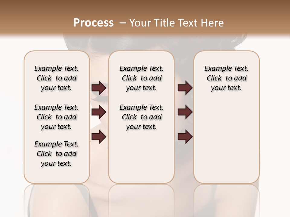 Woman Elegance Hair PowerPoint Template