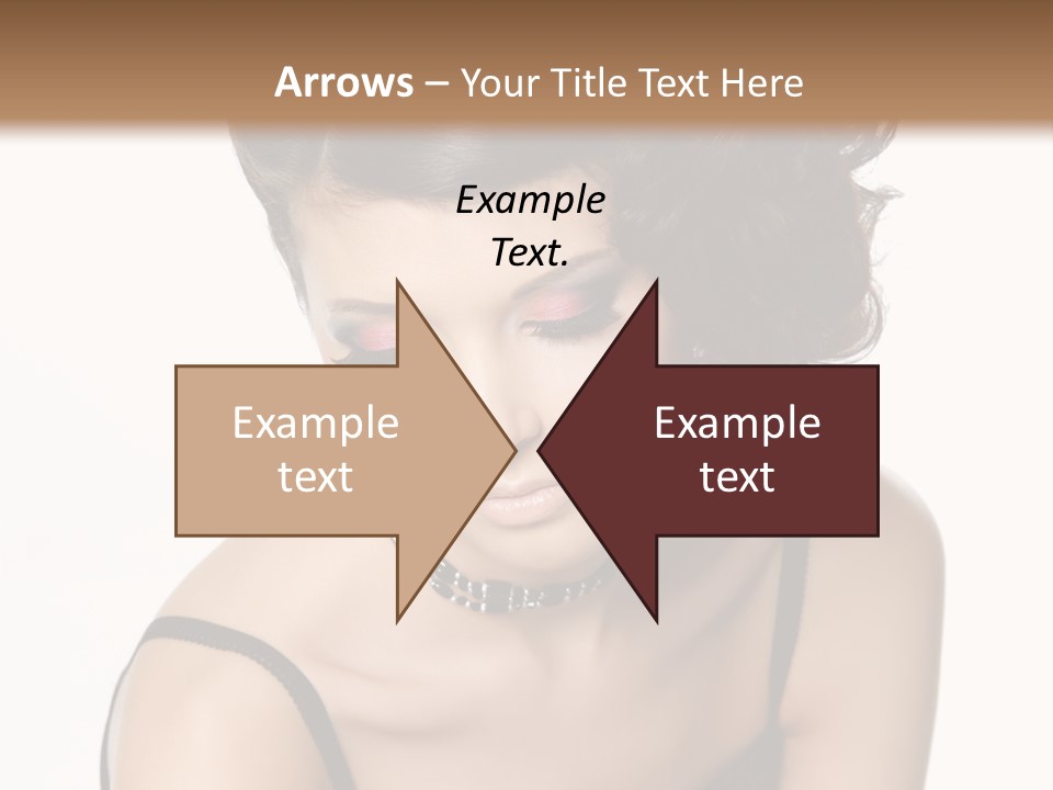 Woman Elegance Hair PowerPoint Template