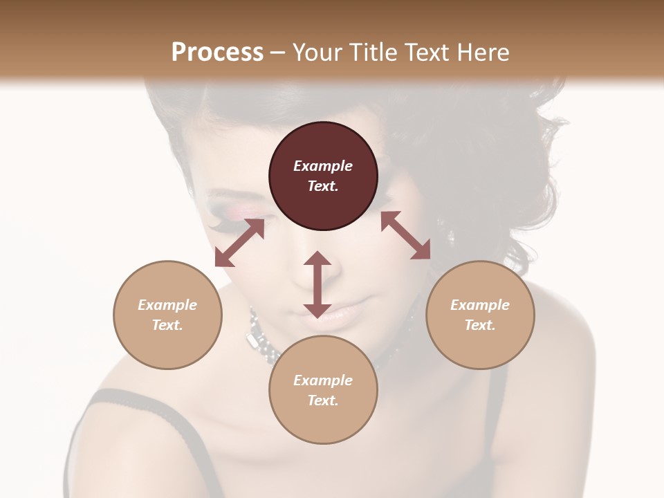 Woman Elegance Hair PowerPoint Template