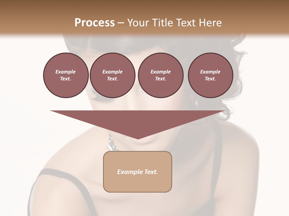 Woman Elegance Hair PowerPoint Template