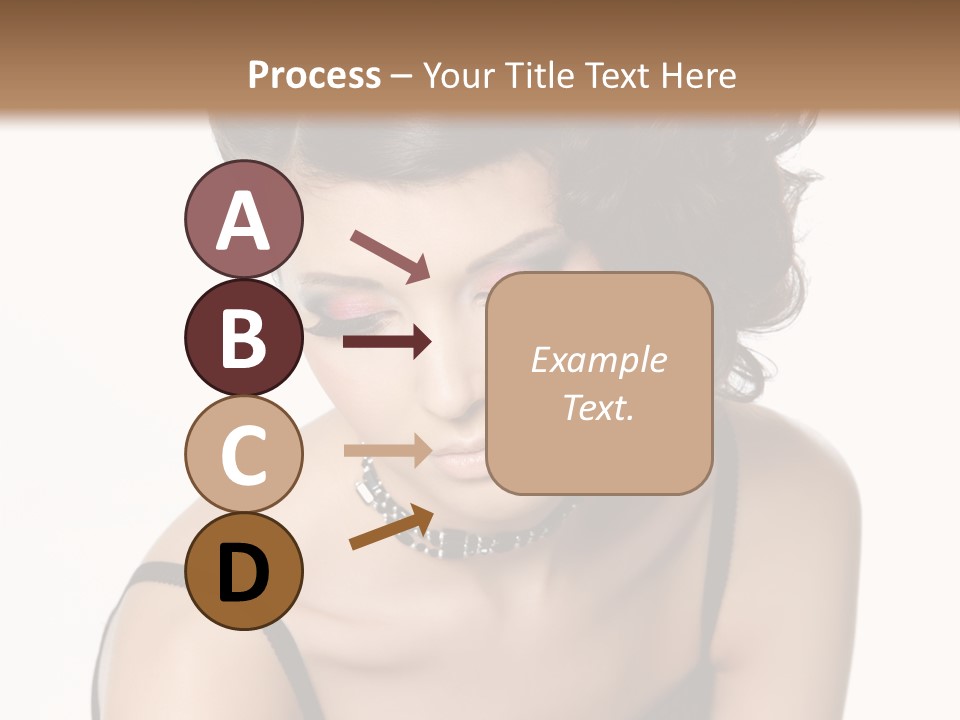 Woman Elegance Hair PowerPoint Template