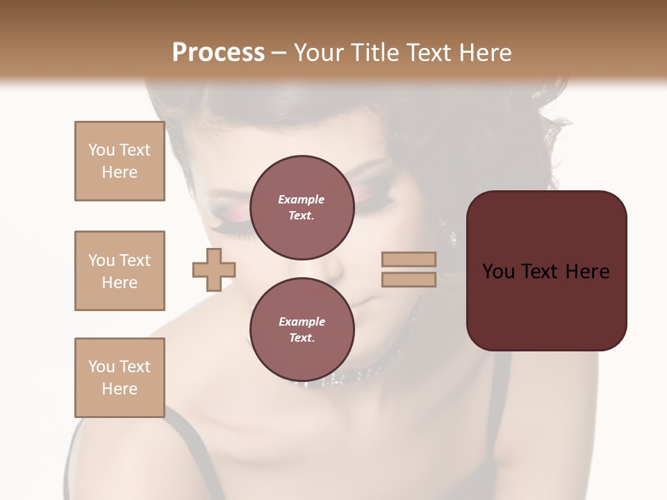 Woman Elegance Hair PowerPoint Template