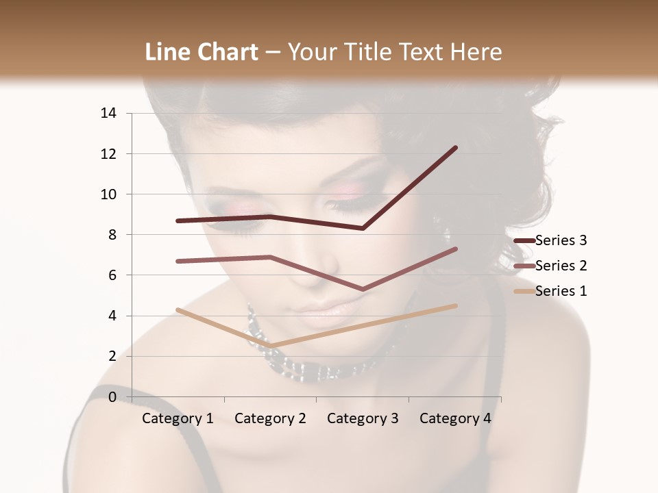 Woman Elegance Hair PowerPoint Template