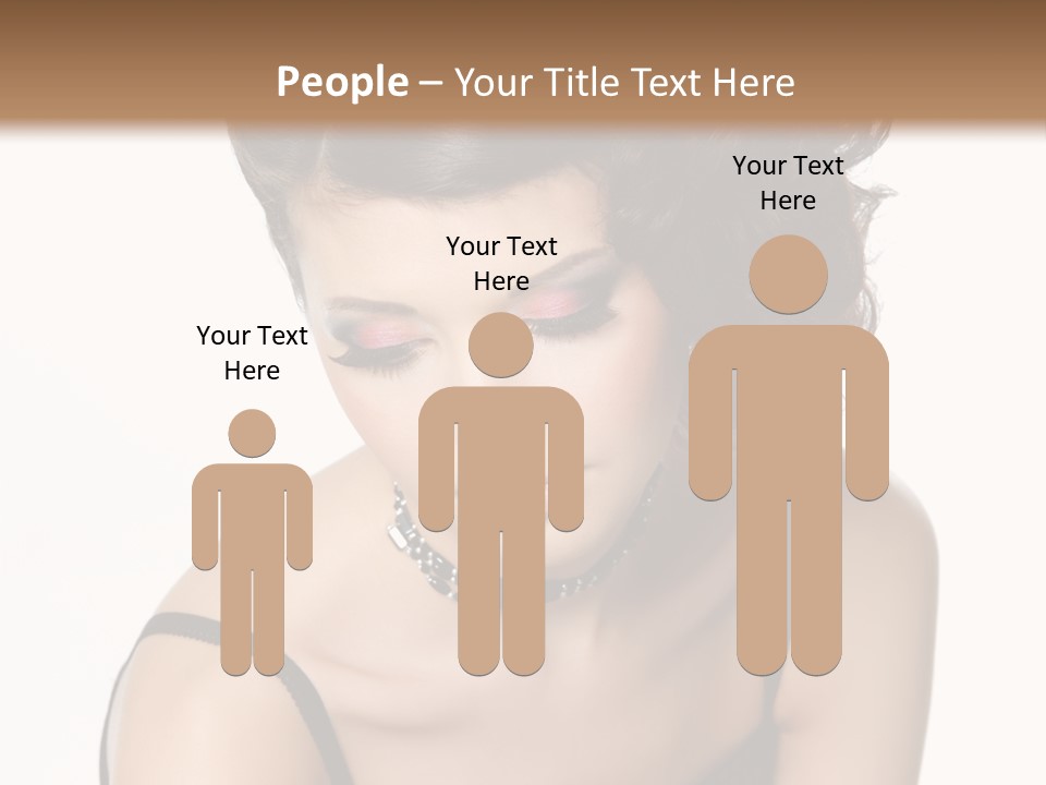 Woman Elegance Hair PowerPoint Template